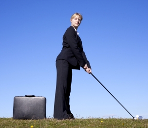 Woman Golfer